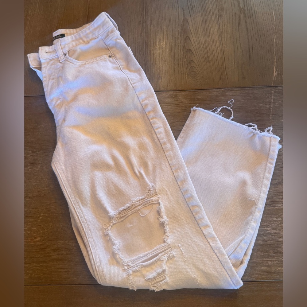 Wild Fable white distressed jeans